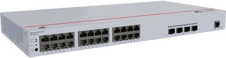 98012376 - Коммутатор Huawei S220-24P4X (L2, 24*10/100/1000BASE-T ports 400W PoE+, 4*10GE SFP+ ports, AC power)