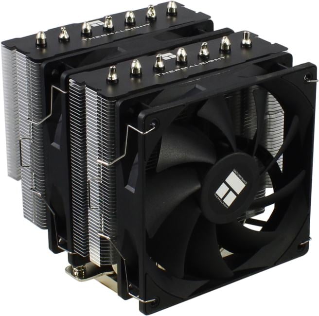 Thermalright <Phantom Spirit 120 SE> (4пин, 115x/1200/1700/1851/AM4/AM5,  25.6дБ, 1500об/мин, Al+тепл.трубки)