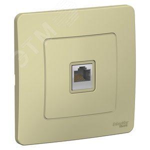 Schneider Electric BLNIS045007 BLANCA С/У РОЗЕТКА компьютерная  RJ45, кат.5E, БЕЖЕВЫЙ