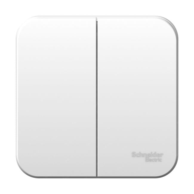 Schneider Electric Blanca <BLNVA065001> Выключатель (2клав., внеш, белый)