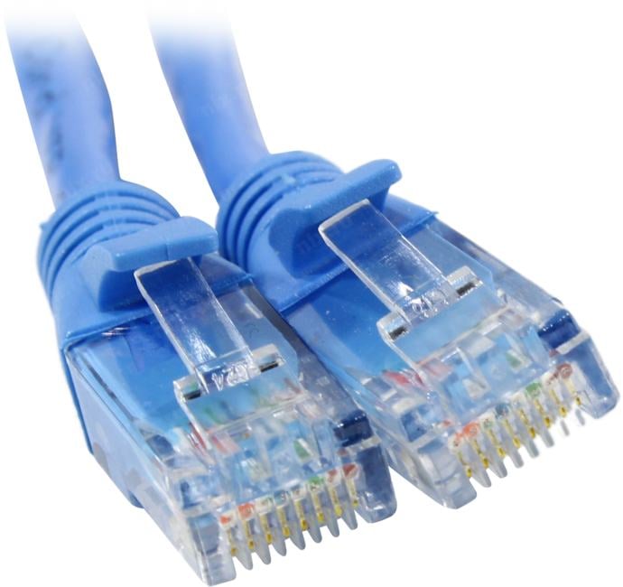 ExeGate <UTP-RJ45-RJ45-5e-1.5M-BL> Patch Cord UTP  кат.5e, 1.5м,синий <EX241493RUS>