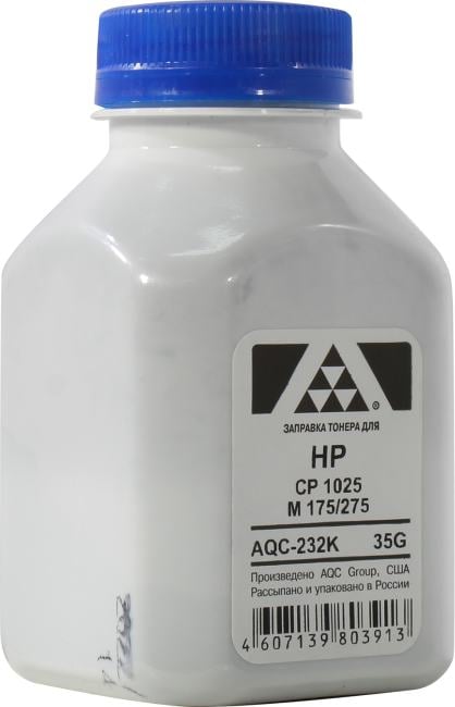 Тонер AQC-232K Black для HP CLJ CP1025  35  г