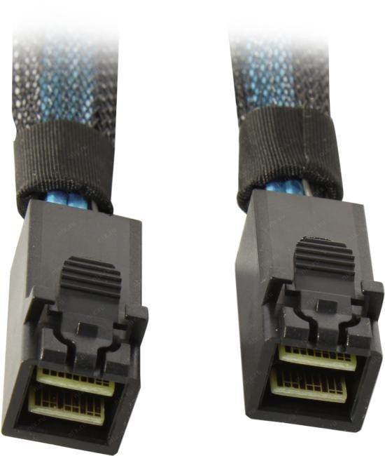 Кабель ACD-SFF8643-06M, INT, SFF8643-SFF8643 ( HDmSAS -to- HDmSAS internal cable, w/SideBand), 60cm (аналог LSI00403, 2282200-R) (6705047-60)