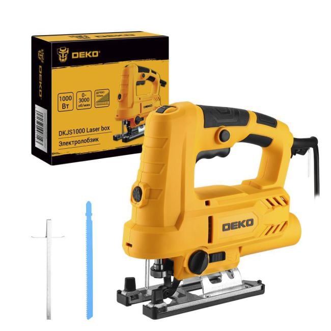 063-4188 Лобзик Deko DKJS1000 Laser +1пил. 1000Вт 3000ходов/мин от электросети