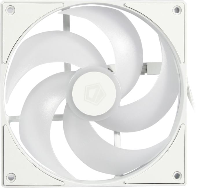 ID-Cooling <ID-FAN-AS-140-ARGB-W> (4пин,  140x140x25мм,  24.9дБ,  300-1800 об/мин)