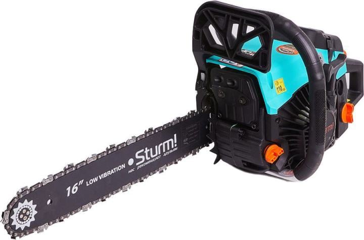 Sturm GC99452B Бензопила Sturm! 2400 Вт, 405 мм, шаг цепи 0,325, ЛЕГКИЙ СТАРТ! ТОРМОЗ ЦЕПИ! [GC99452B]