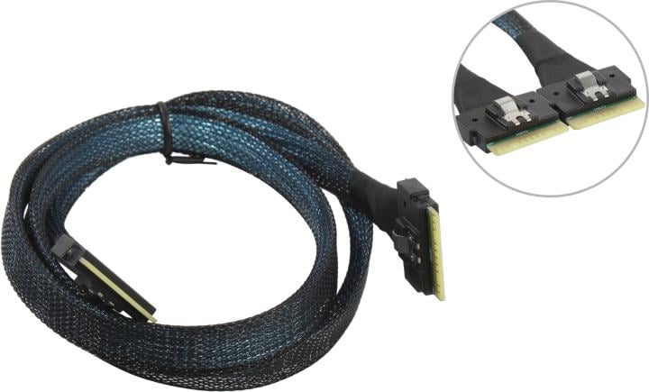 ACD ACD-60007-MD-80CM <6710077-80> Кабель SFF-8654  (x8)<->SFF-8654 (x8) 0.8м