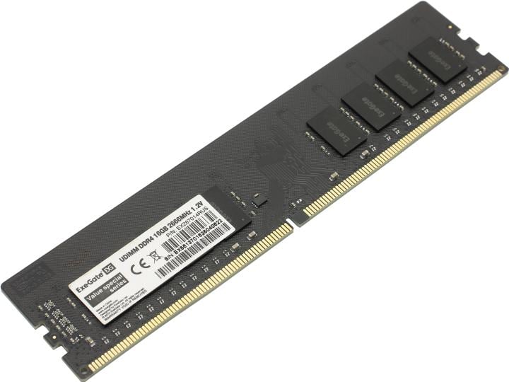 Exegate EX287014RUS Модуль памяти ExeGate Value Special DIMM DDR4 16GB <PC4-21300> 2666MHz