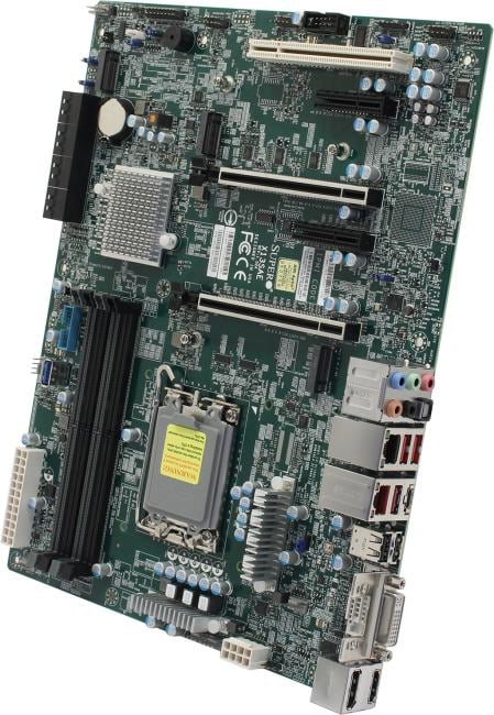 SuperMicro X13SAE-F (OEM) LGA1700 <W680> 2xPCI-E DVI+HDMI+DP+Dsub 2.5GbLAN+GbLAN SATA RAID  ATX  4DDR5