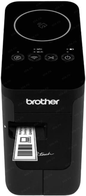 Термотрансферный принтер Brother PT-P750W, 30 мм/с, ленты 24 мм, 180×360 dpi, USB, WiFi, NFC