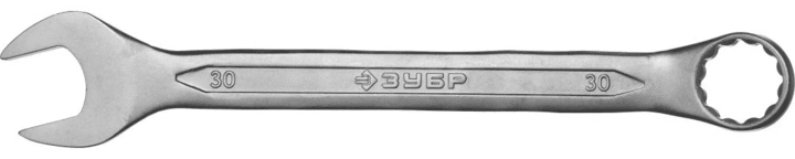 Зубр <27087-30_z01> Комбинированный гаечный ключ  30 мм, ЗУБР
