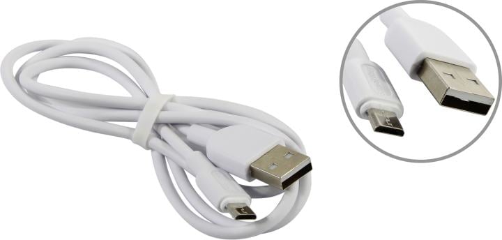 Smartbuy <iK-12-S01w> Кабель USB  2.0 AM-->micro-B 1м