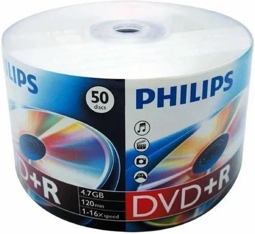 DVD+R Disc Philips 4.7Gb  16x  <уп. 50 шт>  (technology), printable <DR4I6U50F/97>