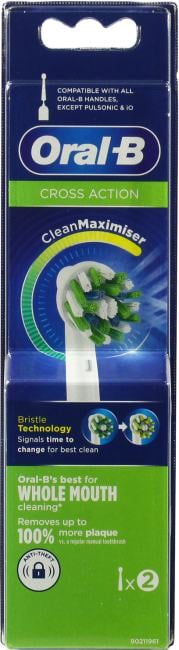 Oral-B <EB50RB-2> Насадка для  зубной  щетки  CrossAction (2шт)