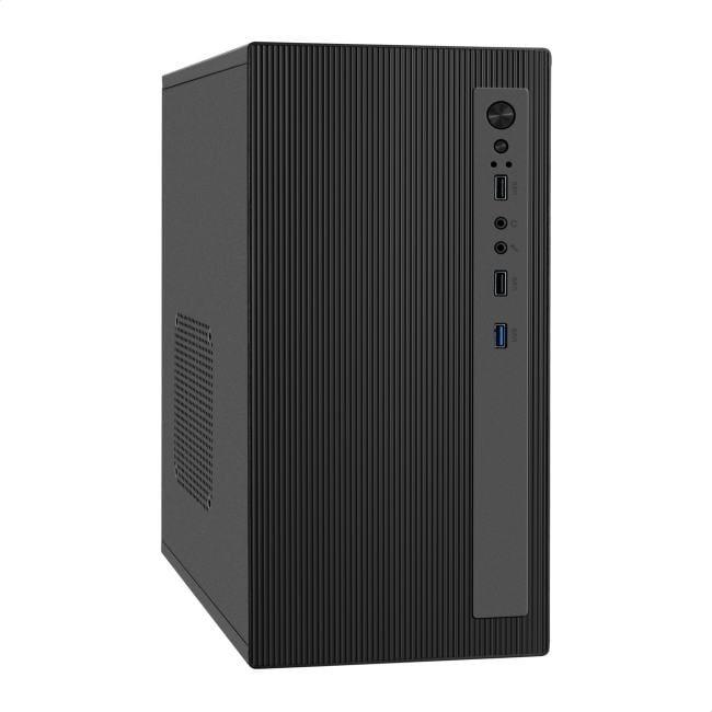 EX299068RUS Корпус Minitower ExeGate BAA-303MU-AAA450 (mATX, БП AAA450 с вент. 8см, 2*USB+1*USB3.0, HD Audio, черный)