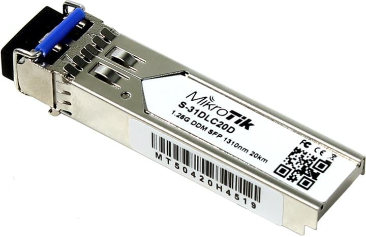 MikroTik <S-31DLC20D(I)>Модуль  SFP  (Duplex,  LC, SM)