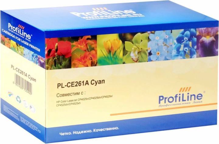 Картридж ProfiLine PL-CE261A для принтеров HP CLJ CP4525DN/CP4525N/CP4525XH Cyan 11000 копий ProfiLine