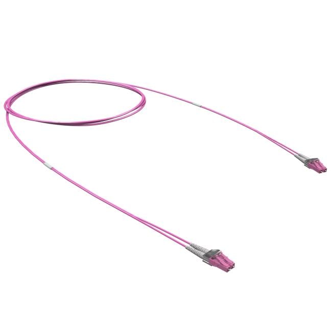 Патч-корд волоконно-оптический DKC RNPC54DLL1 Duplex LC/UPC-LC/UPC, 50/125 (OM4), 1 м, "RAM telecom"