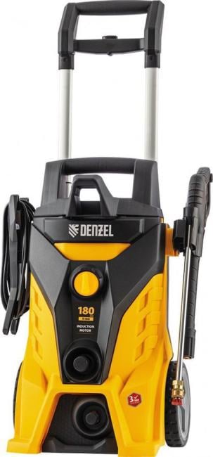 DENZEL Моечная машина высокого давления R-180I, 2400 Вт, 180 бар, 7,5 л/мин, асинх. двиг. 58236