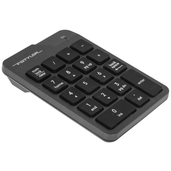 A4Tech Fstyler Wireless <FG1600C Air Grey> (Цифровой блок 18КЛ,FM + Мышь,  4кн,  Roll,  USB, FM)