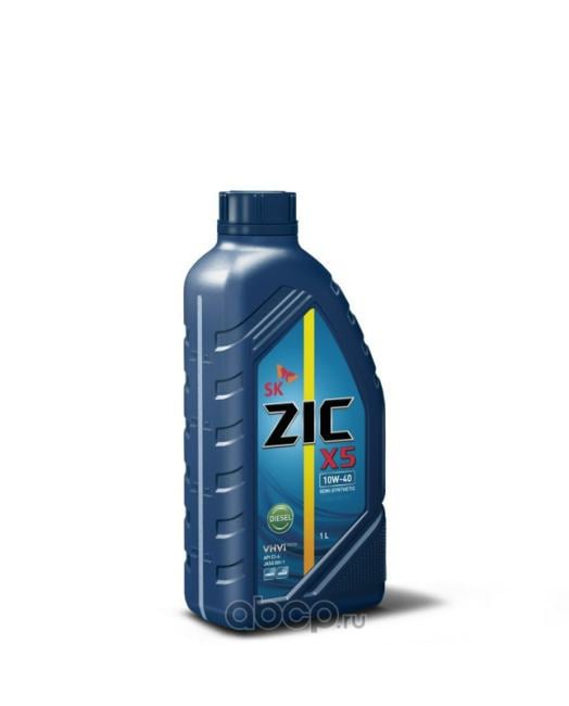 ZIC 132660 Масло моторное ZIC X5 Diesel 10W40 полусинтетическое 1 л Масло  моторное  полусинтетическое