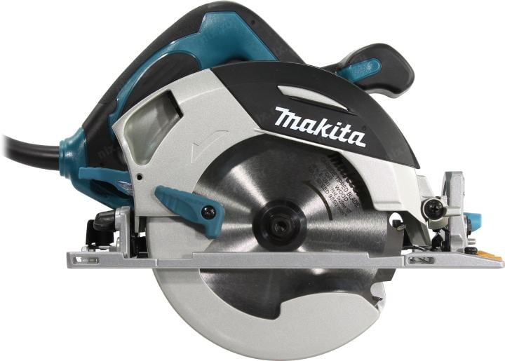Makita HS6100 Пила дисковая [HS6100] {1100Вт,5500об\м,диск-ф165х20мм,рез-54.5мм,3.7кг,кор}