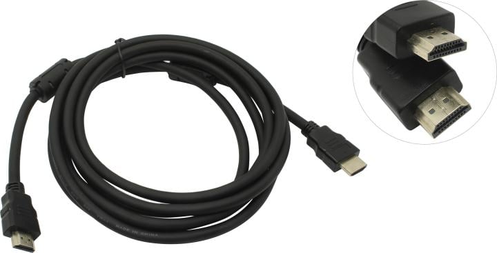 Exegate <EX-CC-HDMI2-3.0F> Кабель HDMI to HDMI (19M -19M) ver2.0  3м  2  фильтра <EX287724RUS>