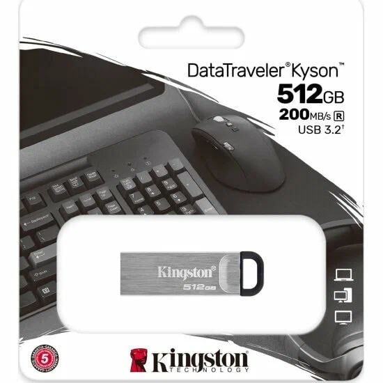Kingston DataTraveler Kyson <DTKN512GB> USB3.2  Flash  Drive  512Gb (RTL)