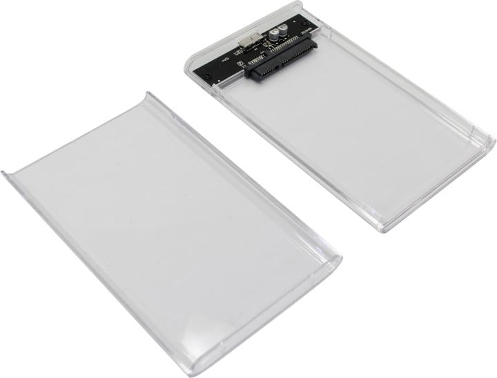 AgeStar <3UB2P4 Transparency>(EXT BOX для внешнего подключения  2.5"  SATA  HDD, USB3.0)