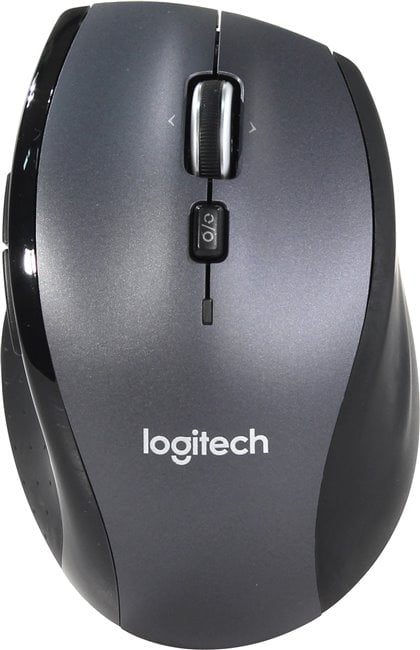 Мышь беспроводная Logitech M705 черный, 1000 dpi, радиоканал, USB, кнопки - 7