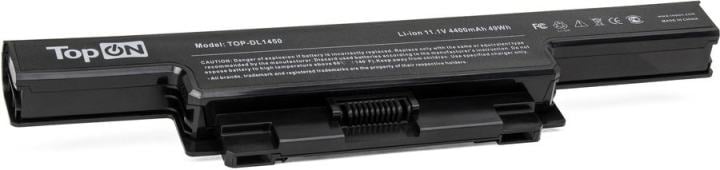 TopON TOP-DL1450 Dell Studio 1450, 1457, 1458 Series. 11.1V 4400mAh  49Wh.  PN:  P219P, U597P.