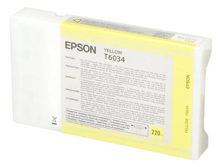 Картридж струйный Epson C13T603400 желтый для Epson St Pro 7880/9880 (220мл)
