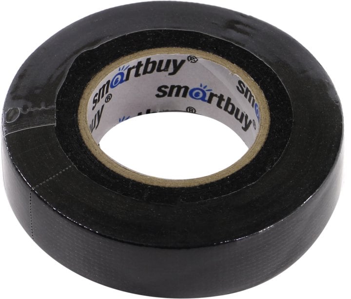 SmartBuy <SBE-CCT-19-10-b> Изолента ХБ  (чёрная, 19x0.25мм, 10м)
