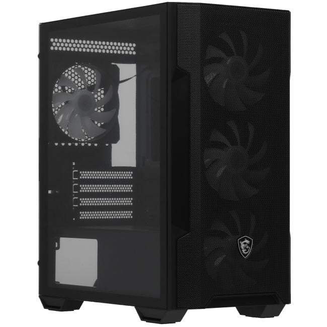 Корпус для ПК MSI MAG FORGE M100R, Global, 1xUSB 3.0, 2xUSB 2.0, 4x120mm ARGB Fan, ESD ARGBControl Board, Tempered Gl (306-7G20R41-HH9)