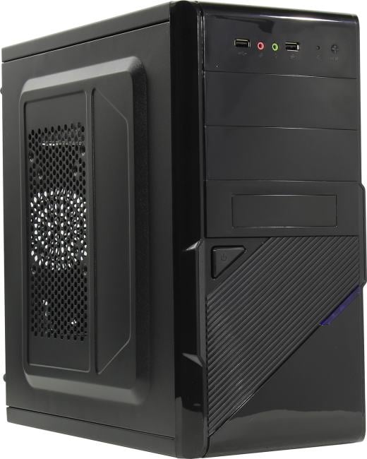 Minitower  Exegate <BA-201 Black>  MicroATX  450W  (24+4пин) <EX284019RUS>