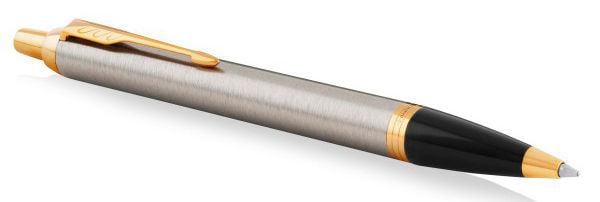 Ручка шариков. Parker IM Core K321 (1931670) Brushed Metal  GT  M  синие подар.кор.