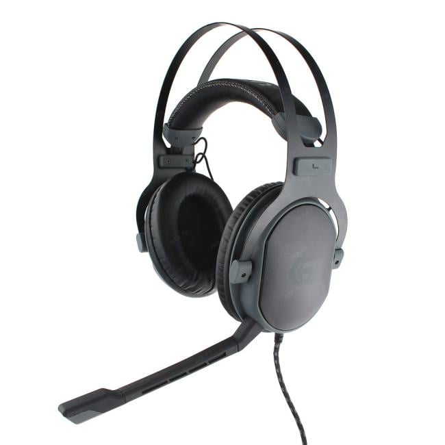 MHS-G700U Гарнитура игровая Gembird MHS-G700U, черный,USB, звук 7.1, мембрана 53 мм, металический корпус