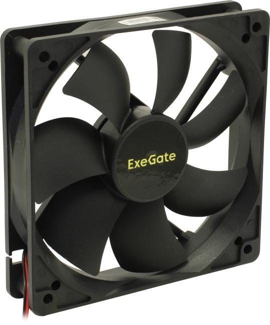 Exegate EX295210RUS Вентилятор 24В DC ExeGate EX12025S2P-24 (120x120x25 мм, Sleeve bearing (подшипник скольжения), 2pin, 2100RPM, 34.2dBA)