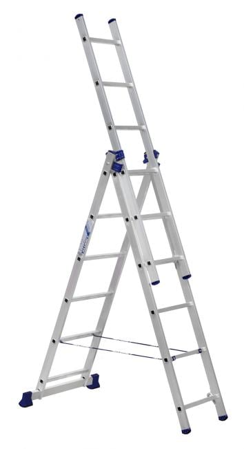 Лестница Alumet H3 5306  алюминий  6ступ.  H4.28м макс.нагр.:150кг