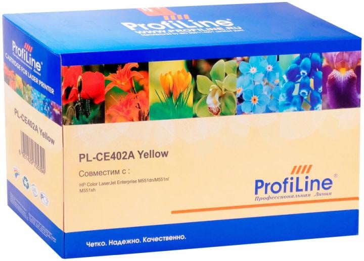 Картридж лазерный ProfiLine PL-CE402A для принтеров HP Color LaserJet Enterprise M551dn/M551n/M551xh Yellow 6000 копий