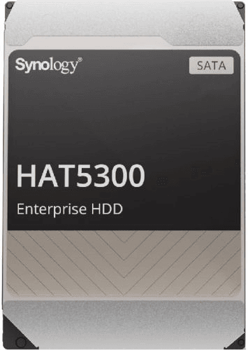 Диск HDD Synology - HAT5300, для системы хранения, SATA, 6 Гб/с, 3.5", 16 ТБ, 7200 rpm, 256MB, HAT5300-16T