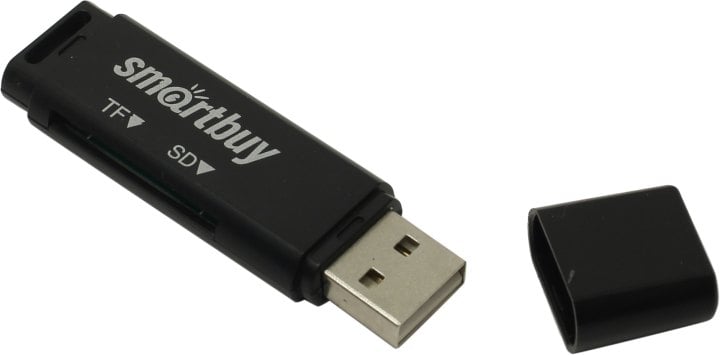 Smartbuy <SBR-715-K> USB2.0  SDXC/microSDXC Card Reader/Writer