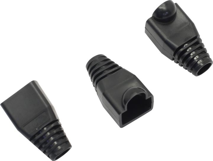 5bites <US016-BK> Колпачок изолирующий для коннектора RJ-45 (упаковка -  100 шт, чёрный)