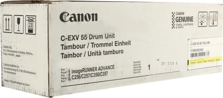 Фотобарабан Canon C-EXV55 DU Yellow для  imageRUNNER ADVANCE C256/C257/C356/C357