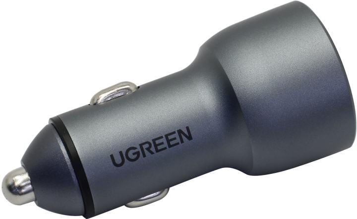 <111399> Автомобильное зарядное устройство UGREEN CD213 (10144) QC 3.0+QC 3.0 Dual USB-A 36W Fast Car Charger Dark Blue [10144_]