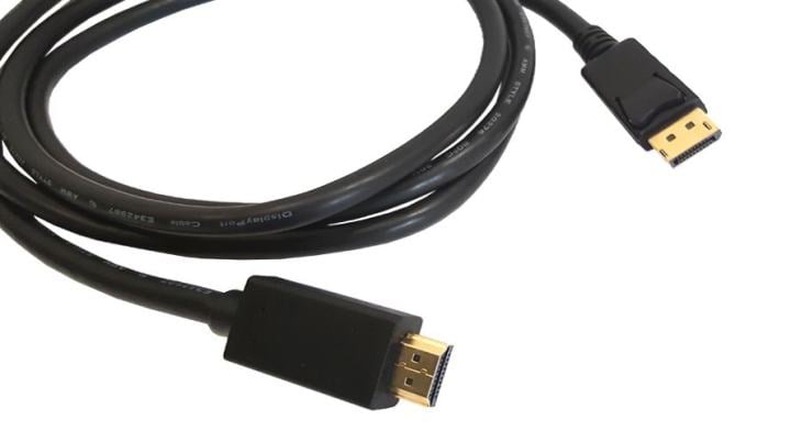 Кабель DisplayPort-HDMI (Вилка - Вилка), 0,9 м/ DisplayPort  HDMI Cable 0.9m