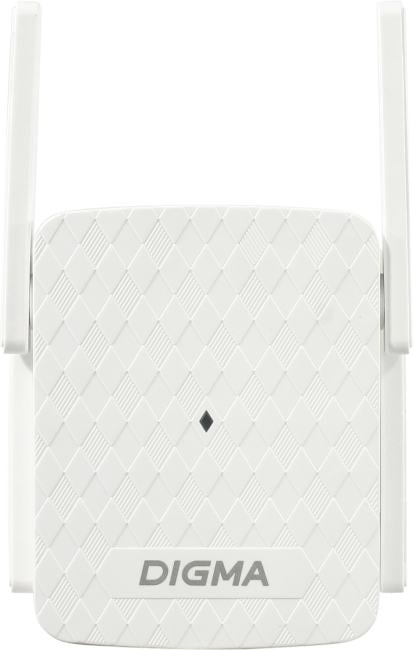 Digma <D-WR310V2 White> Wireless Extender (1UTP  100Mbps, 802.11b/g/n, 4x2dBi)