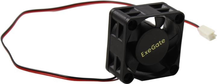 Exegate EX294955RUS Вентилятор 12В DC ExeGate EX04020S2P (40x40x20 мм, Sleeve bearing (подшипник скольжения), 2pin (разъем 2.54), 6500RPM, 28dBA)