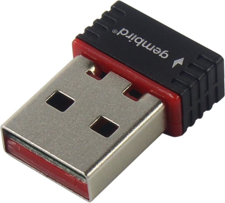 Gembird Сетевой микро адаптер WiFi 150 Мбит, USB, 802.11b/g/n (WNP-UA-007)