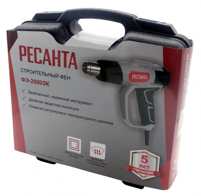 Ресанта  <ФЭ-2000ЭК>  Строительный фен